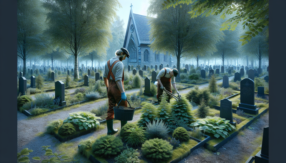 Bild som representerar yrket Kyrkogårdsarbetare