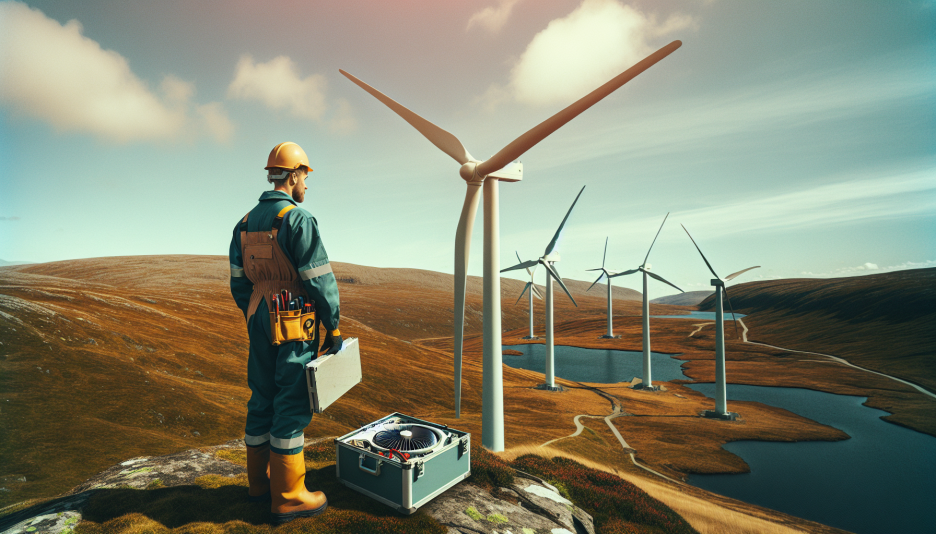 Image representing the profession of Wind power technician