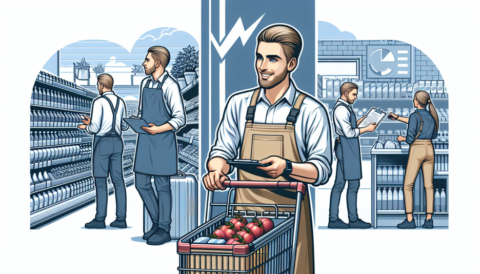 Image representing the profession of Business manager (groceries), selling