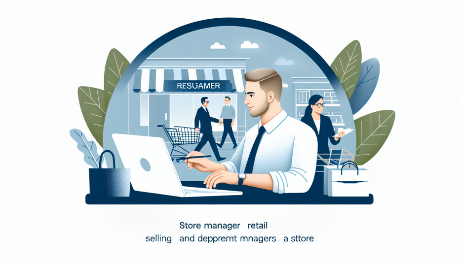 Image representing the profession of Business manager (specialist shop), selling