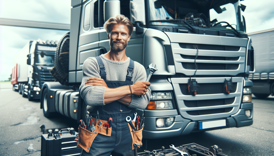 Image representing the profession of Repairman, trucks