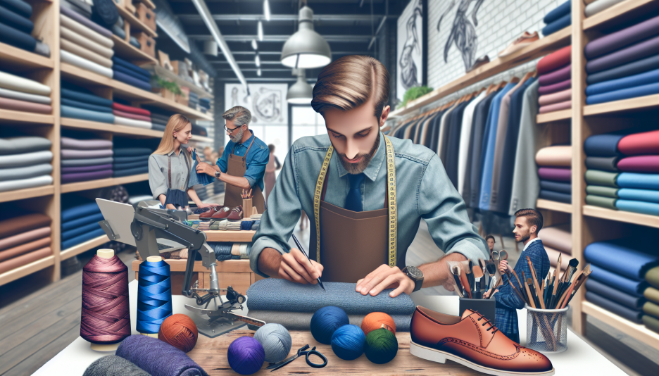 Bild som representerar yrket Butikssäljare, textil, sko, läder