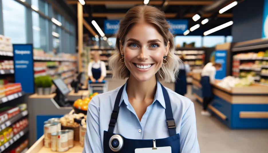 Yrket Arbetsledare, butik (dagligvaror) och dess lön