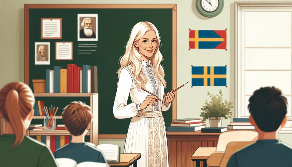 Yrket Modersmålslärare, gymnasieskola och dess lön