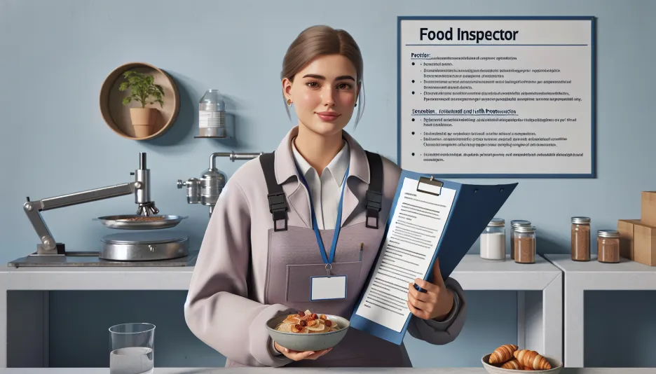 Profession Food Inspector and its salary