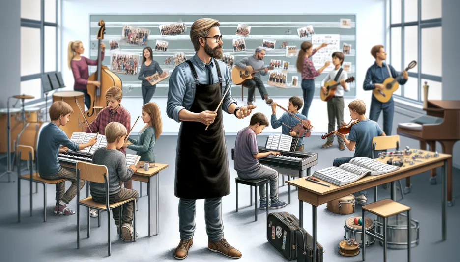 Profession Music teacher, music school and its salary