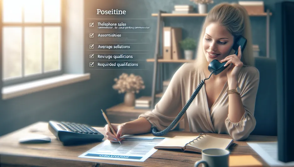 Yrket Kommunikatör, telefonförsäljning och dess lön