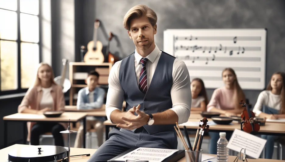 Profession Music teacher, music school and its salary