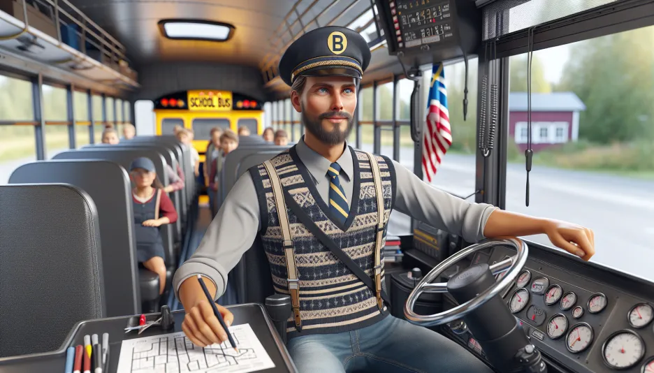 Profession School bus driver and its salary