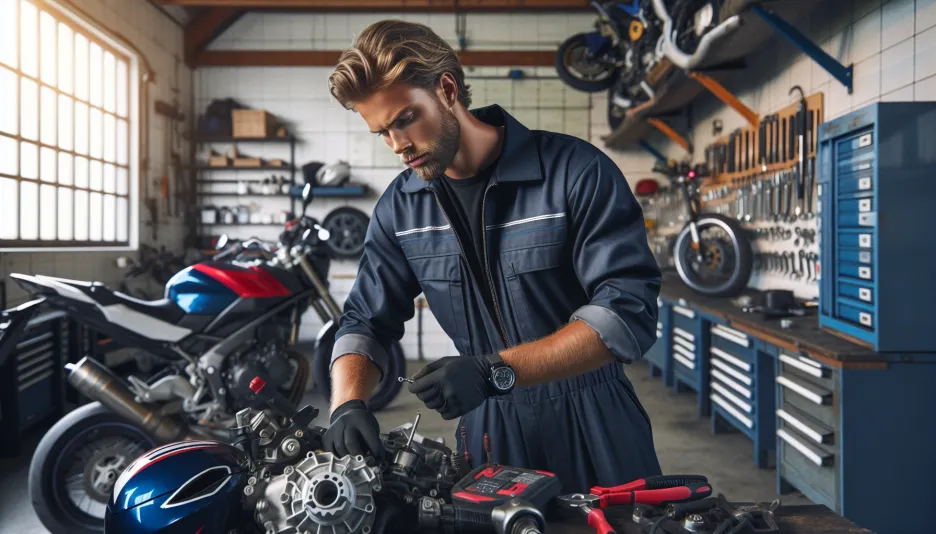 Profession Motorcycle mechanic and its salary