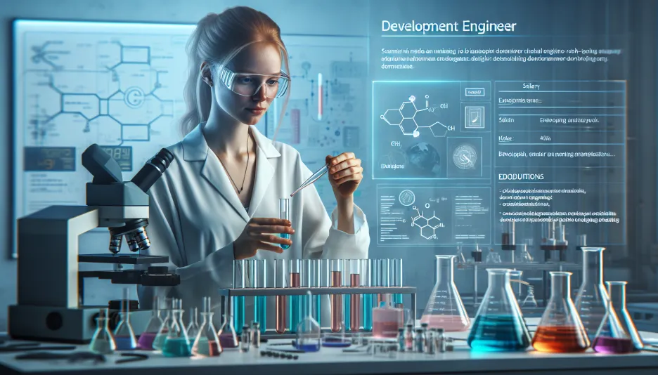 Yrket Utvecklingsingenjör, kemiteknik och dess lön