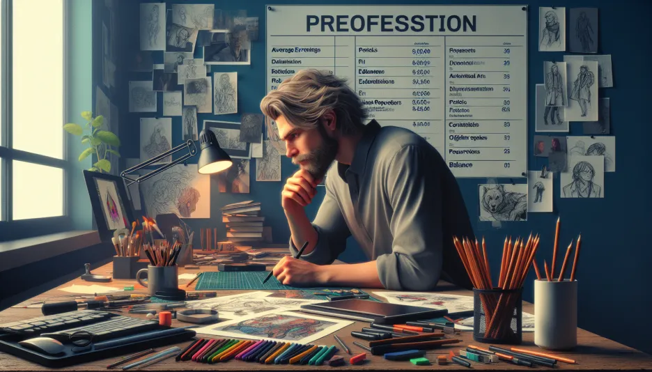 Profession Illustrator and its salary