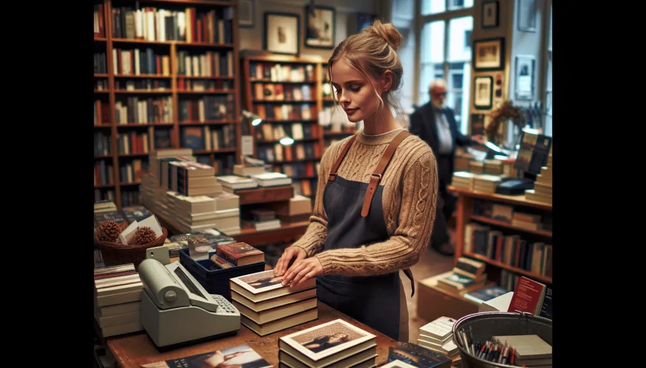 Profession Bookstore assistant and its salary