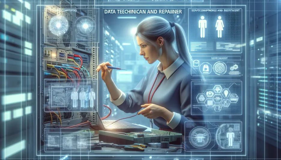 Yrket Datatekniker, reparatör och dess lön