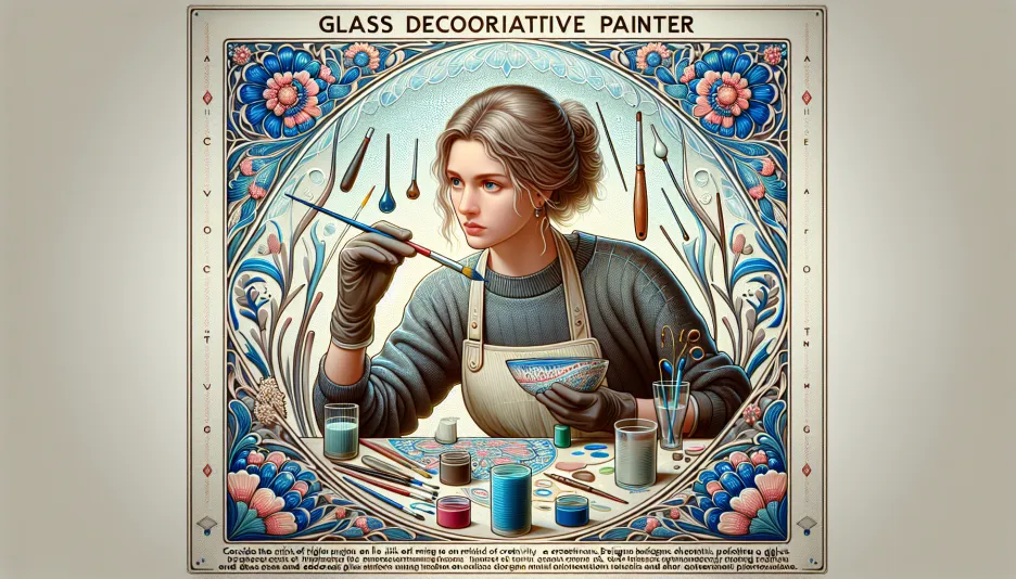 Profession Decorative painter, glass and its salary