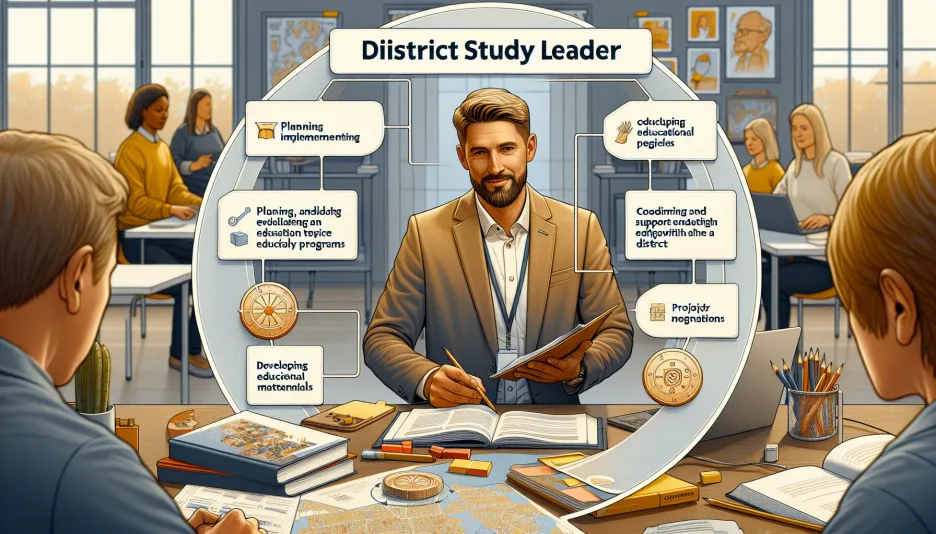 Profession District study leader and its salary