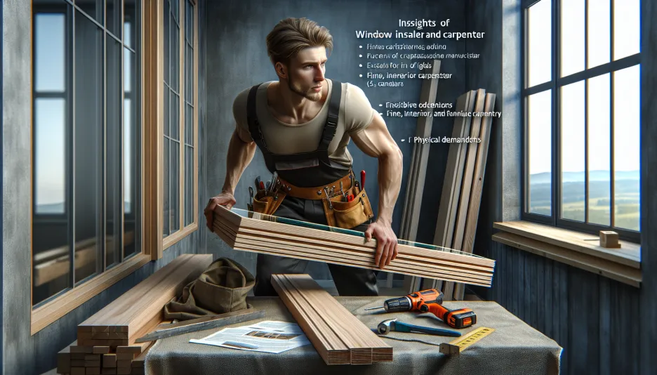 Profession Window fitter, carpenter and its salary