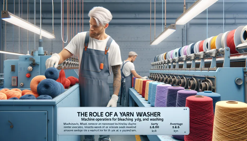 Profession Yarn washer and its salary