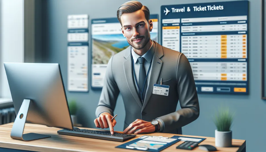 Profession Travel salesman, ticket salesman and its salary