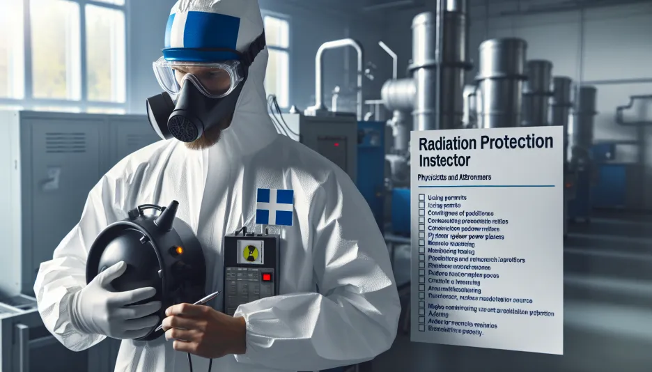 Profession Radiation protection inspector and its salary