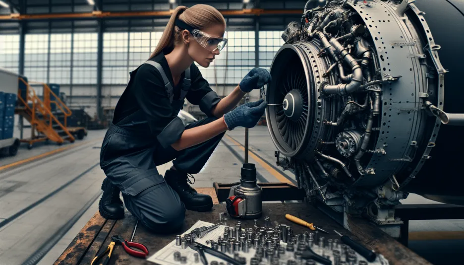 Profession Aircraft engine mechanic and its salary