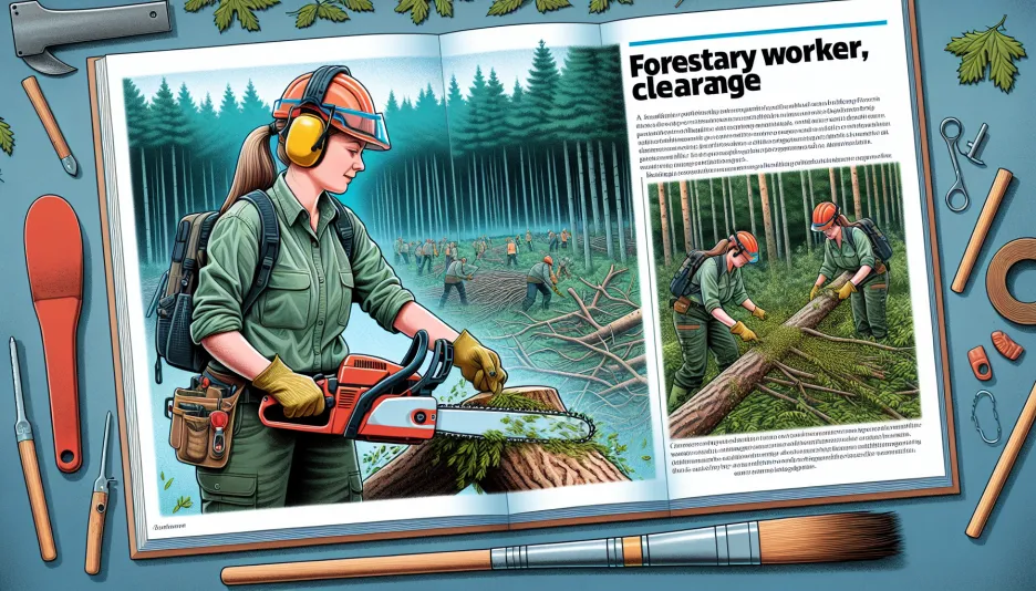 Profession Forest worker, clearing out and its salary