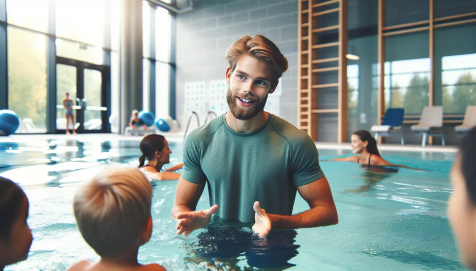 Profession Swimming school teacher, fitness and its salary