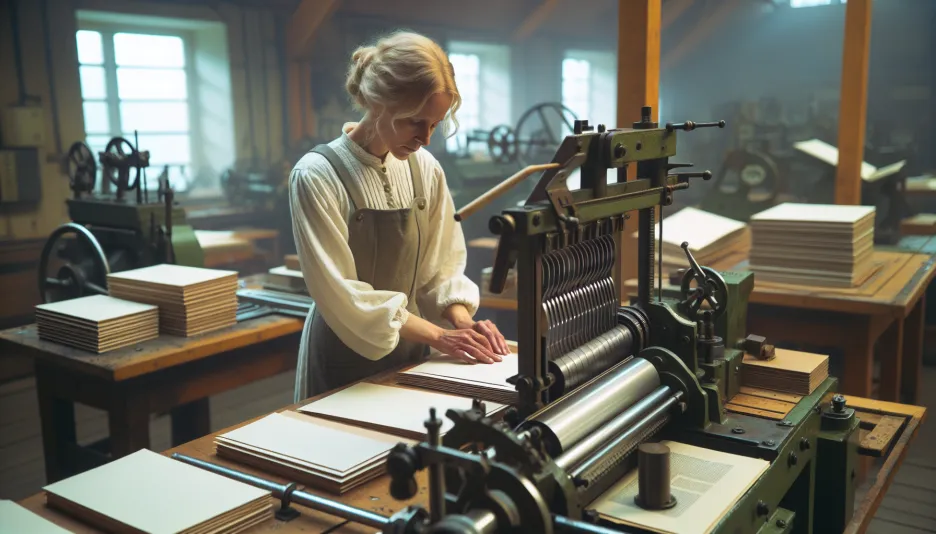 Profession Machine book binder and its salary