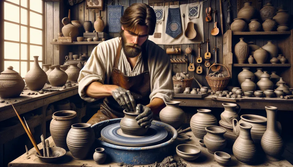 Profession Potter and its salary