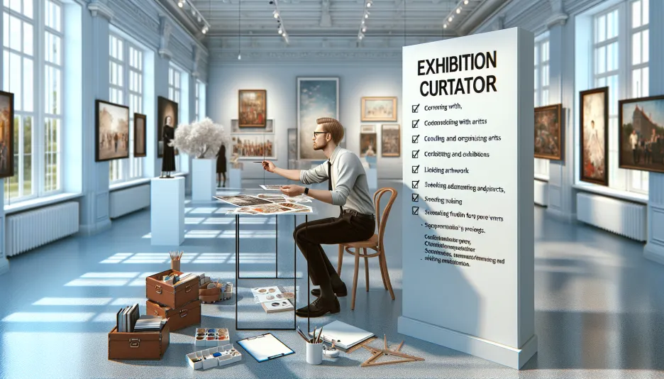 Profession Curator, exhibitions and its salary