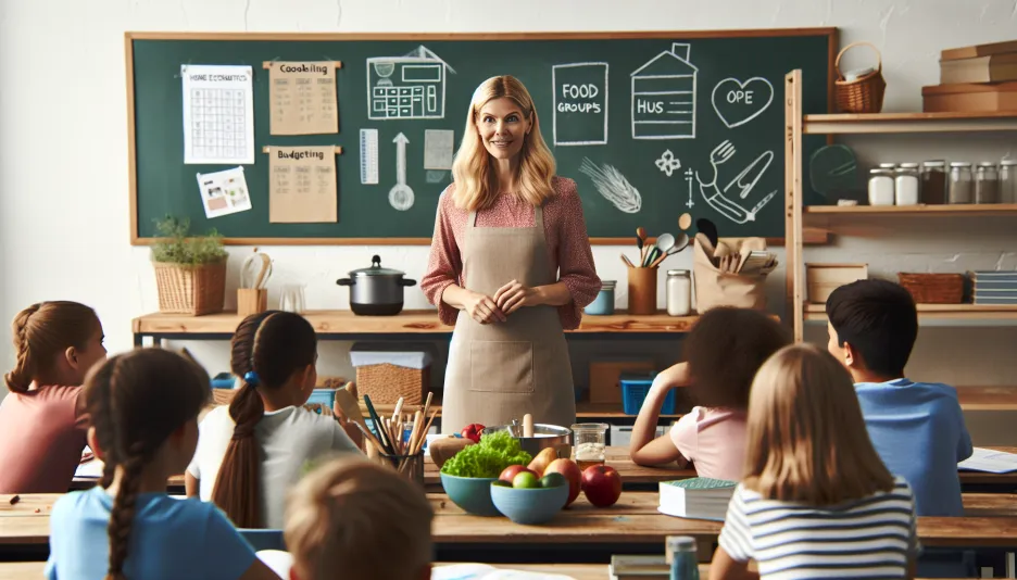 Profession Home economics teacher, primary school and its salary