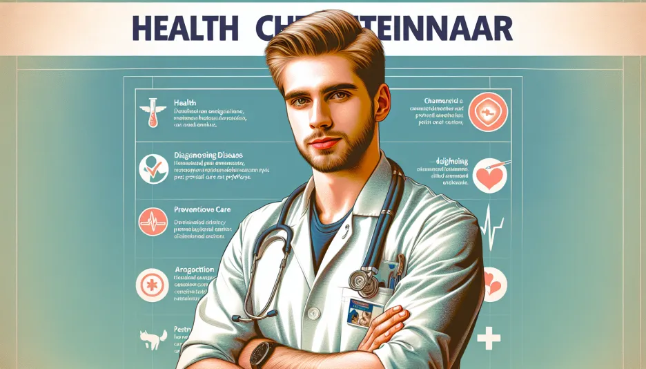 Profession Health check veterinarian and its salary