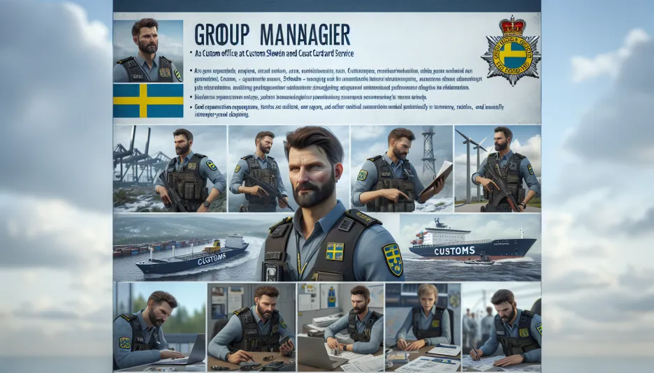 Profession Group manager, Swedish Customs and its salary