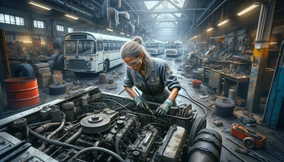 Profession Bus repairman and its salary