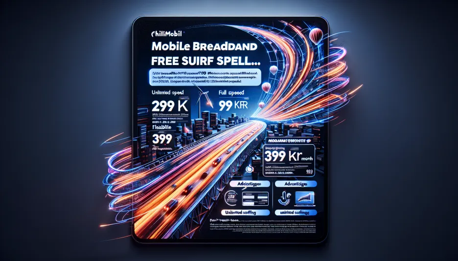 Chilimobil: Mobilt Bredband Fri Surf - Specialerbjudande!